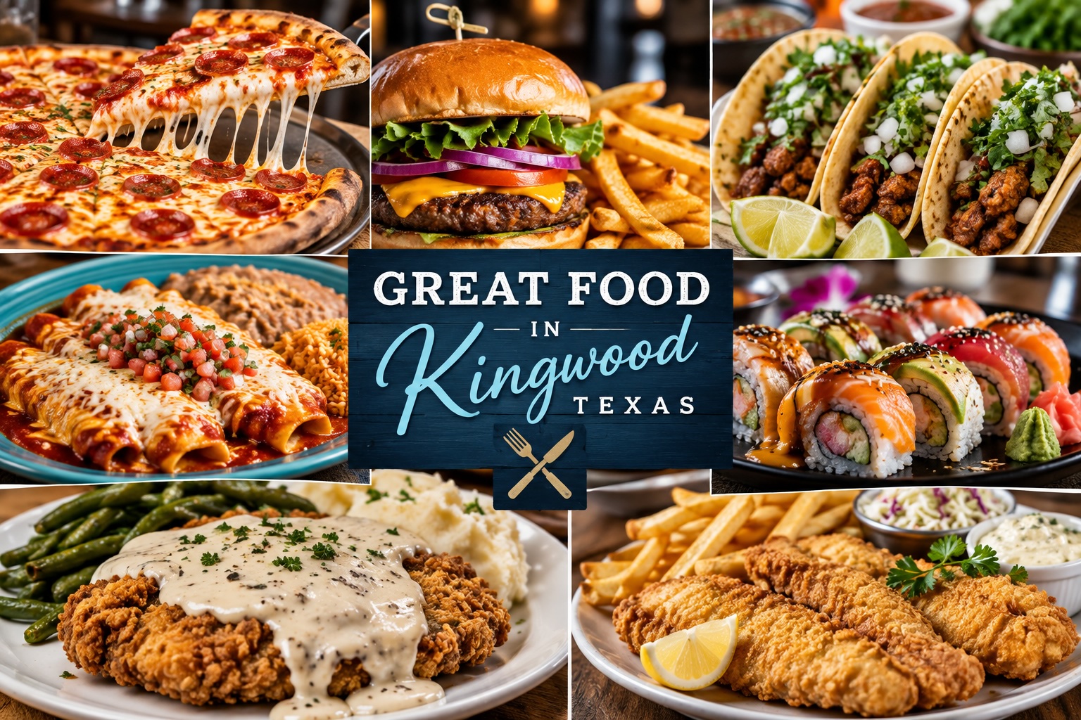 Casual dining for families and friends in Kingwood TX