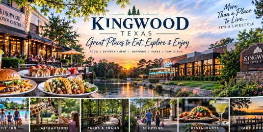 Dining and entertainment in Kingwood TX