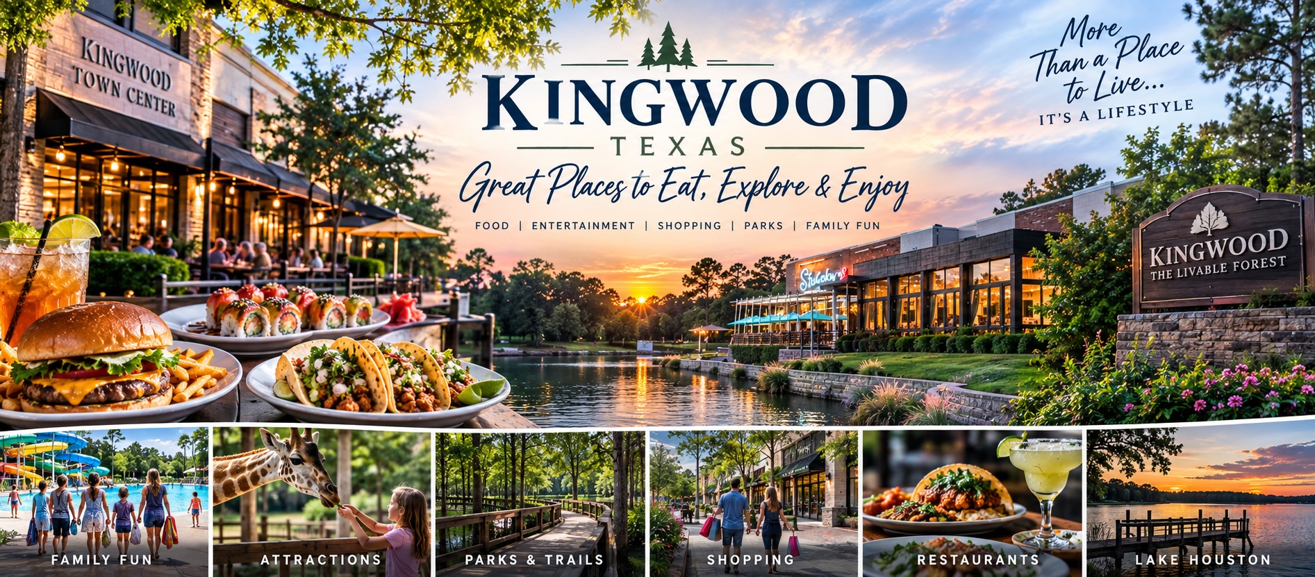 Dining and entertainment in Kingwood TX